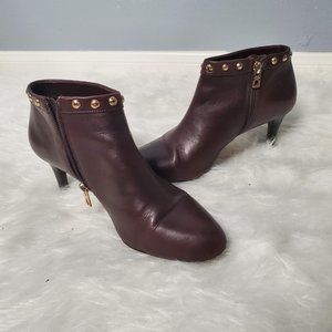 Coach Brown A00310 Holiday Soft Shine Chestnut Leather Boots/Booties, 7